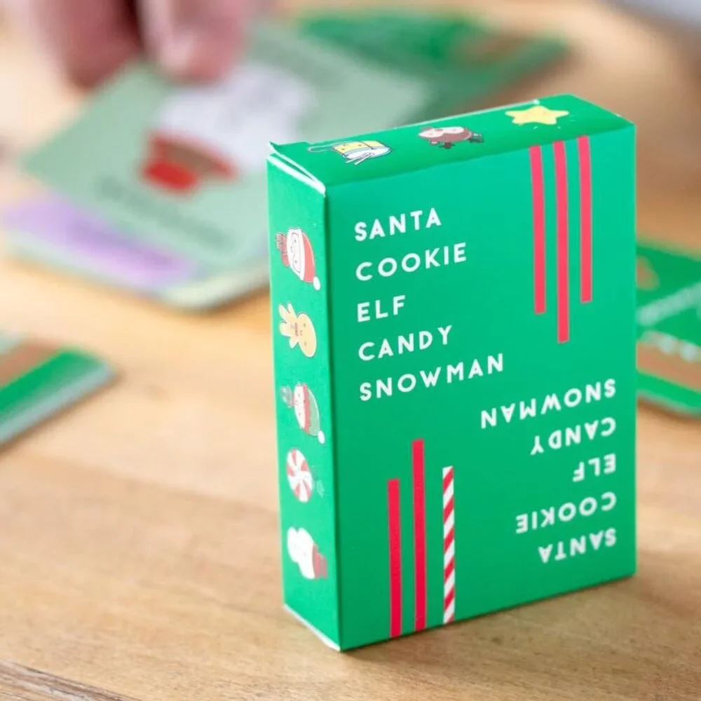 Santa Cookie Elf Candy Snowman Christmas Edition Holiday Card Game by Taco Cat G
